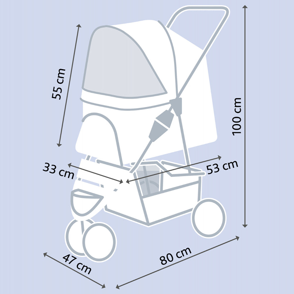 Buggy "Friends on Tour" até 11kg - Trixie