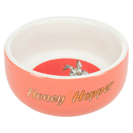 Comedouro em cerâmica "Honey & Hopper" para roedores - Trixie