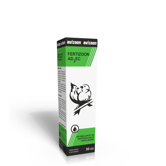 Avizoon Fertizoon AD3EC 30ml - crescimento, reprodução e fertilidade para aves
