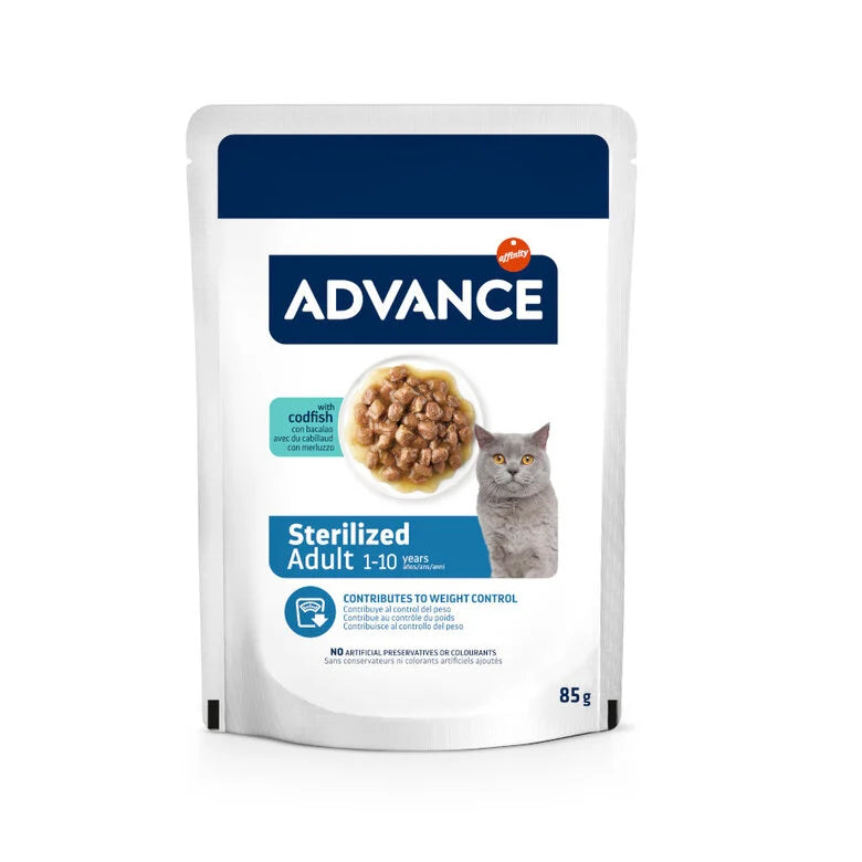 Advance Adulto Esterilizado Bacalhau 85g