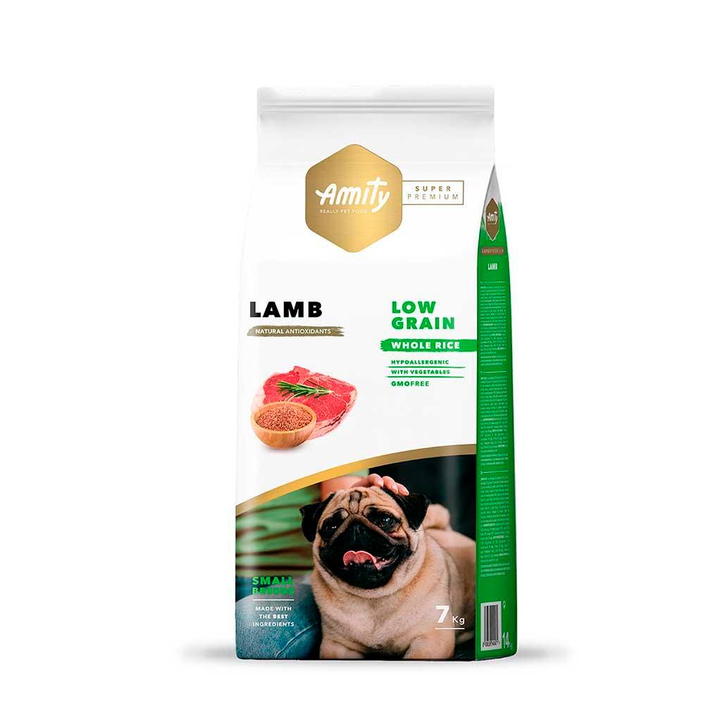 Amity Cão Adulto Mini SUPER PREMIUM Low Grain - Cordeiro 7kg