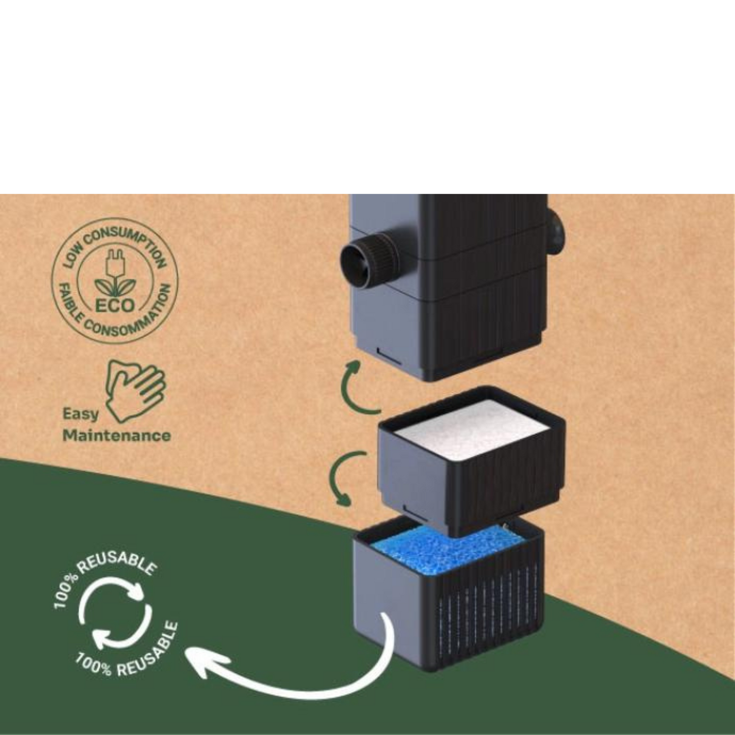 Bio Filter 200 (até 50L) - Aquatlantis