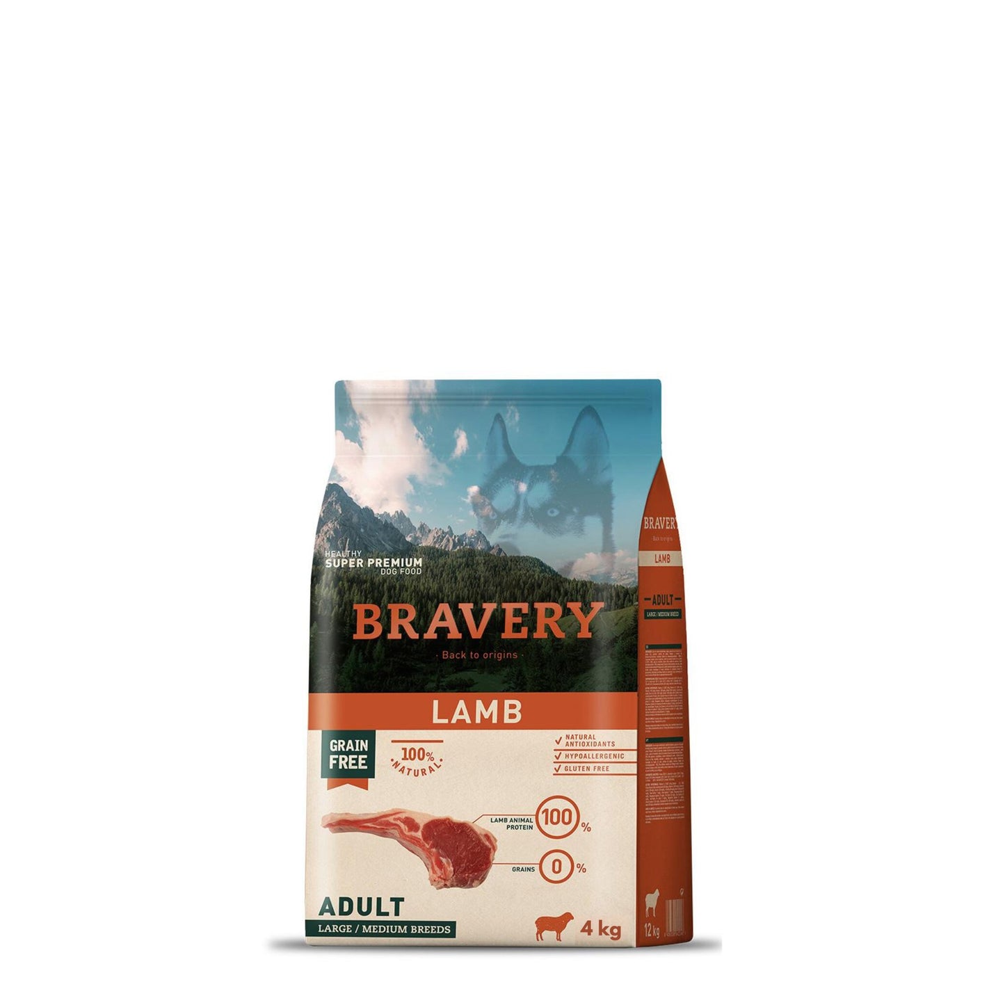 Bravery Cão Medium/Large - Cordeiro
