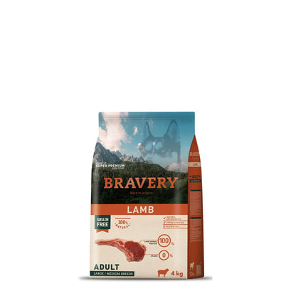 Bravery Cão Medium/Large - Cordeiro