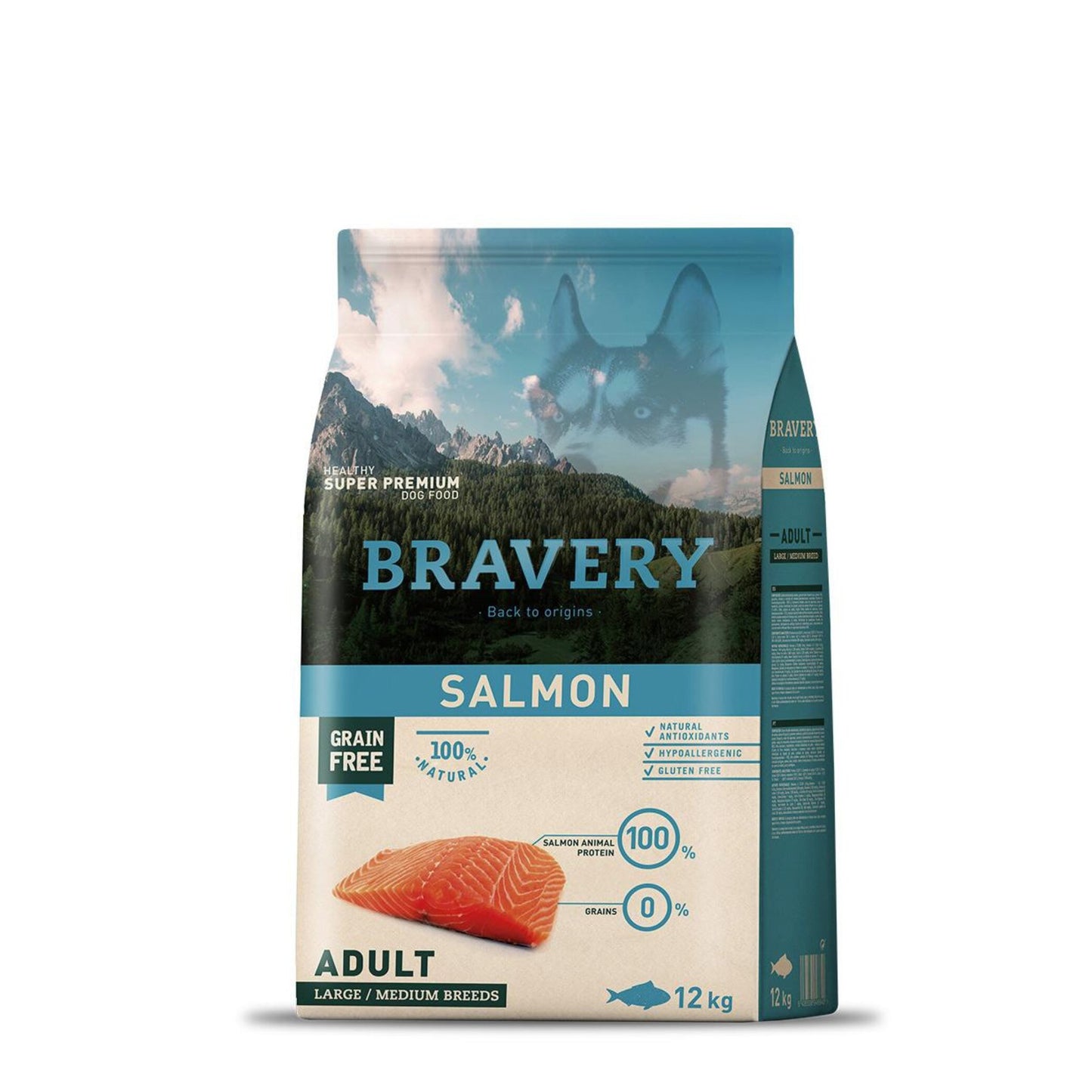 Bravery Cão Medium/Large - Salmão