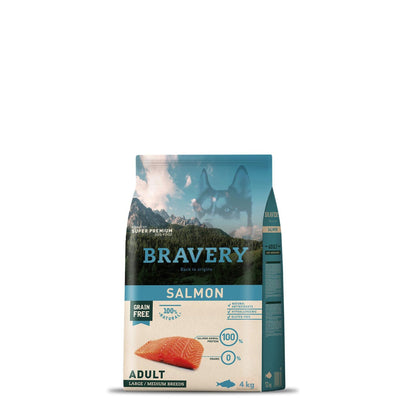 Bravery Cão Medium/Large - Salmão