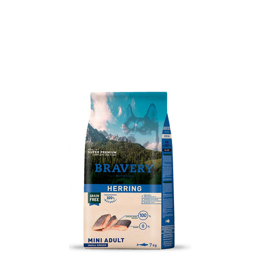 Bravery Cão Mini Adulto - Arenque
