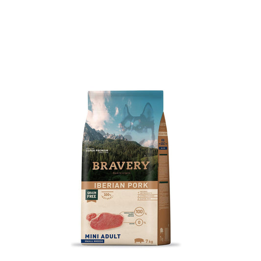 Bravery Cão Mini Adulto - Porco Ibérico