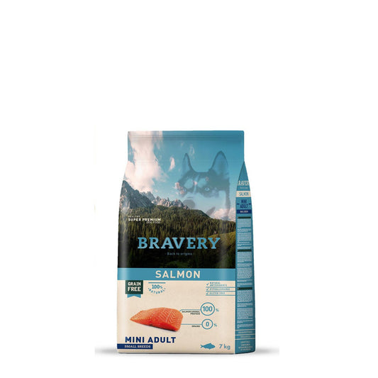 Bravery Cão Mini Adulto - Salmão