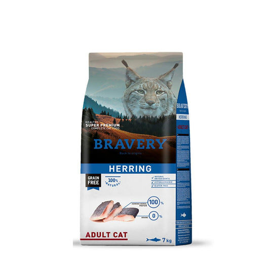 Bravery Gato Adulto Arenque