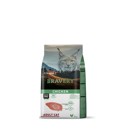 Bravery Gato Adulto Frango