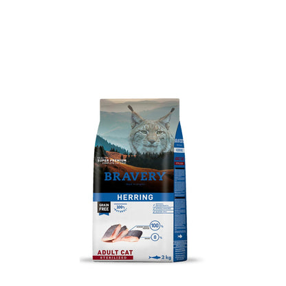Bravery Gato Adulto Esterilizado Arenque