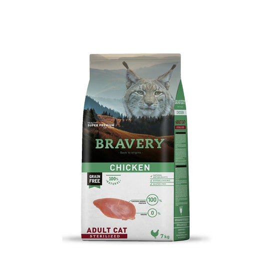 Bravery Gato Adulto Esterilizado Frango