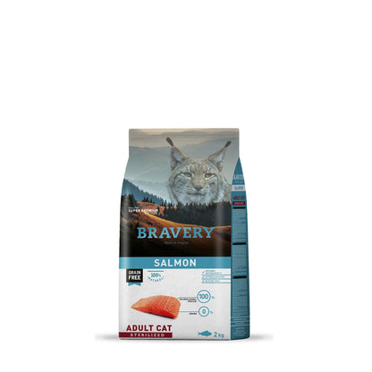 Bravery Gato Adulto Esterilizado Salmão