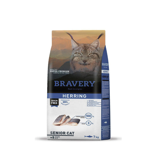 Bravery Gato Senior +8 anos Arenque