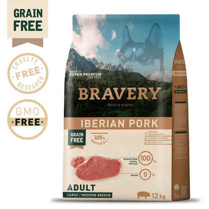 Bravery Cão Medium/Large - Porco Ibérico