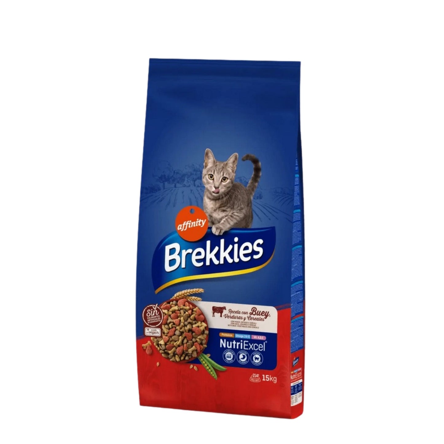 Brekkies Gato Vaca e Legumes 15kg