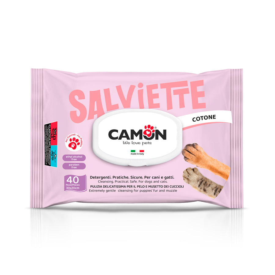 Toalhitas Camon Algodão 40un