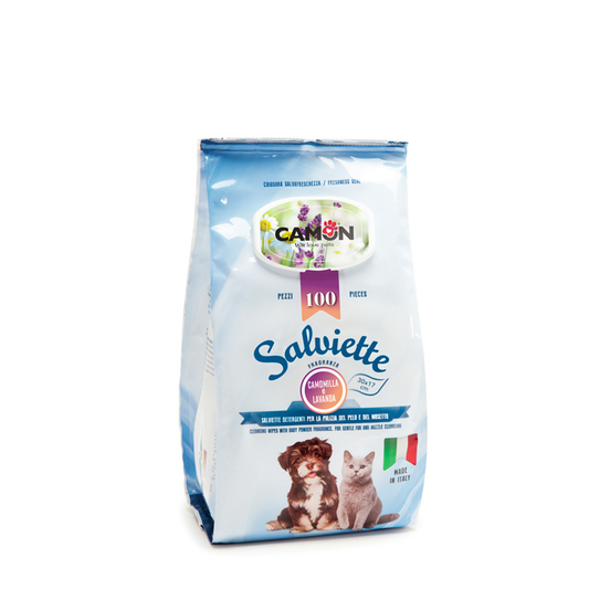 Toalhitas Camon Camomila e Lavanda 100un