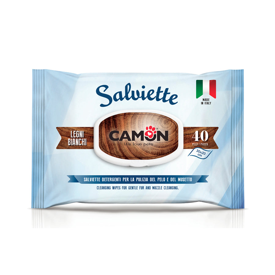 Toalhitas Camon Madeira Branca 40un