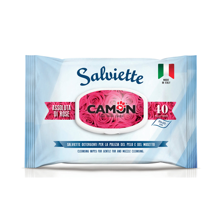 Toalhitas Camon Rosas 40un