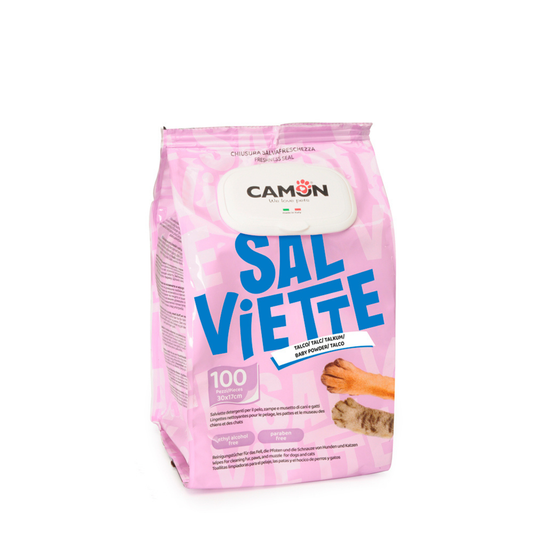 Toalhitas Camon Talco 100un