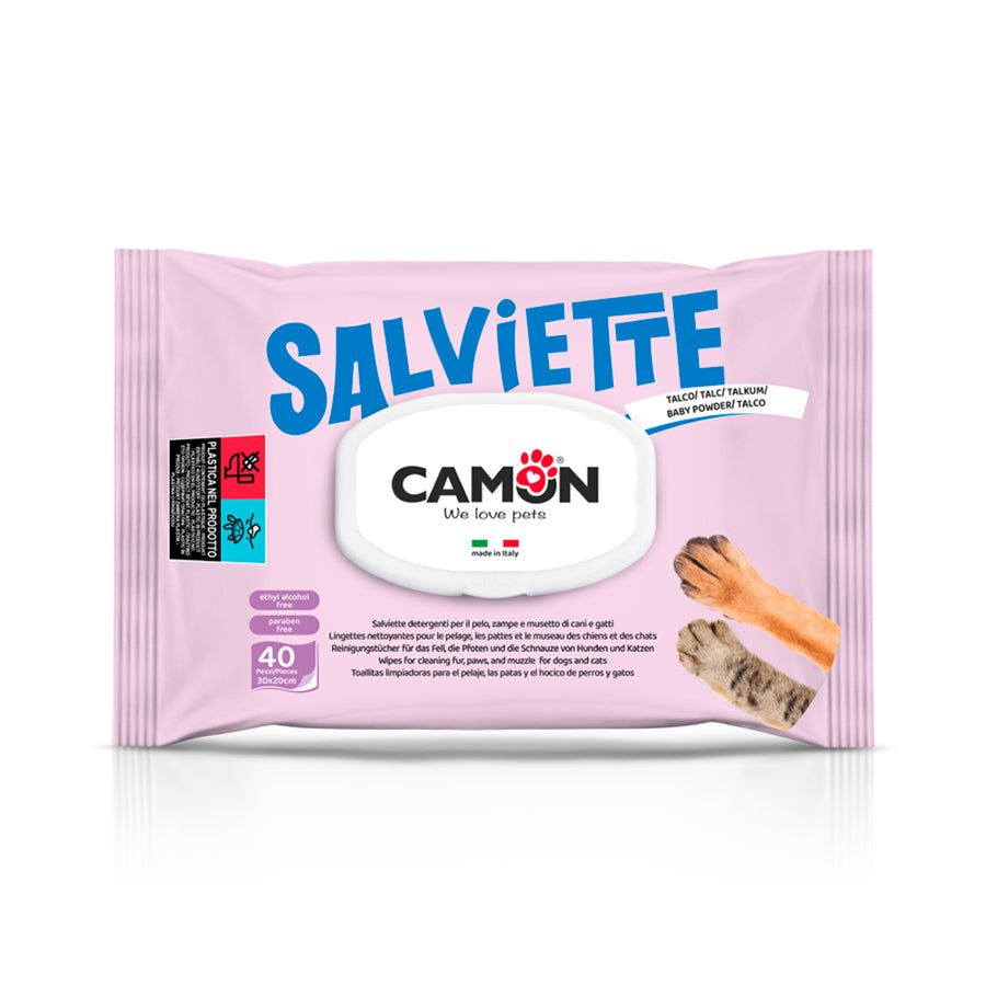 Toalhitas Camon Talco 40un