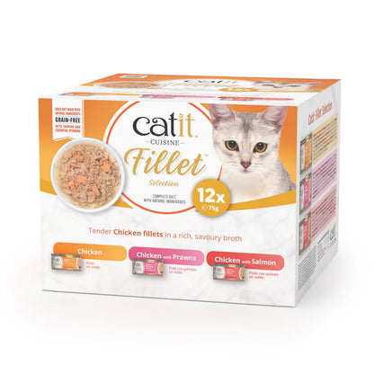 Catit Cuisine Fillet - Frango desfiado com coberturas