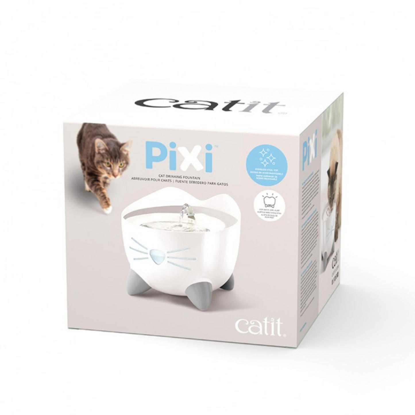 Fonte Catit Pixi Aço Inox - 2 litros