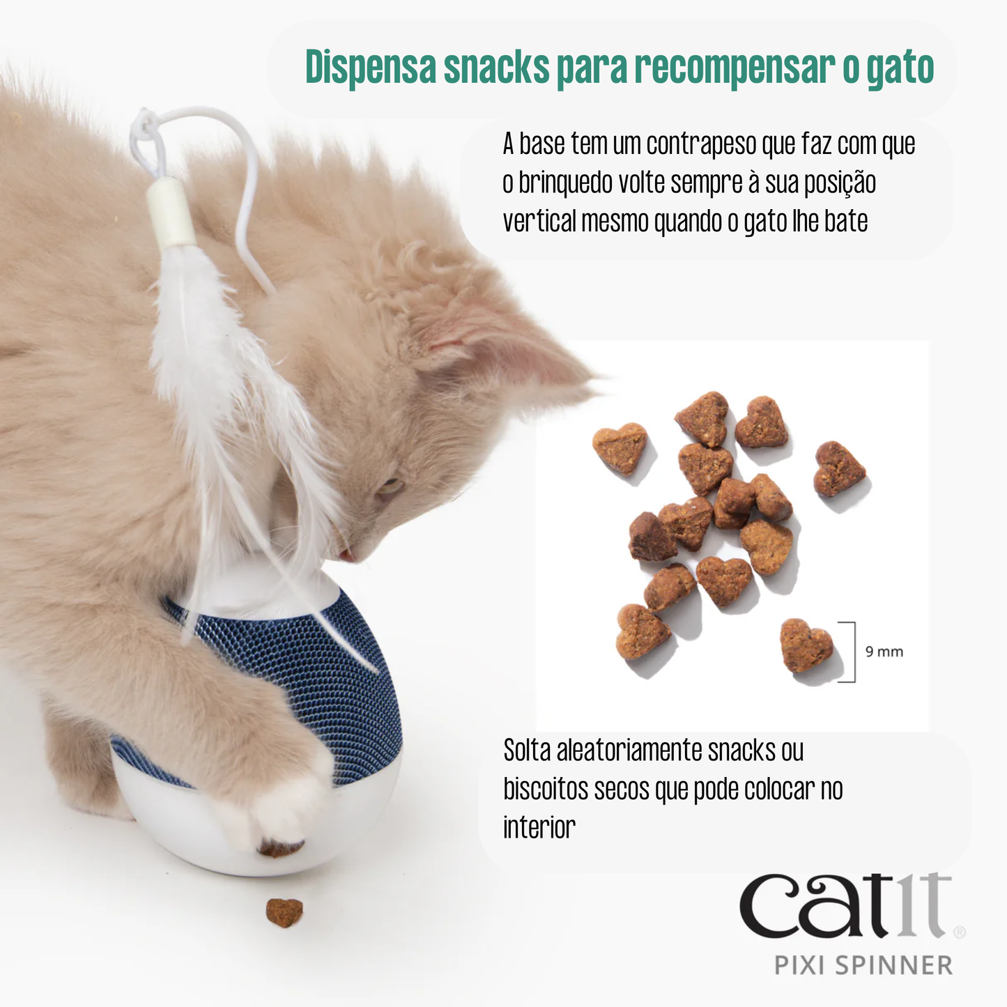 Catit Spinner - Dispensador de snacks com movimento