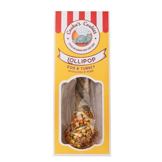 Cooka's Cookies - Lollipop de bacalhau e peru