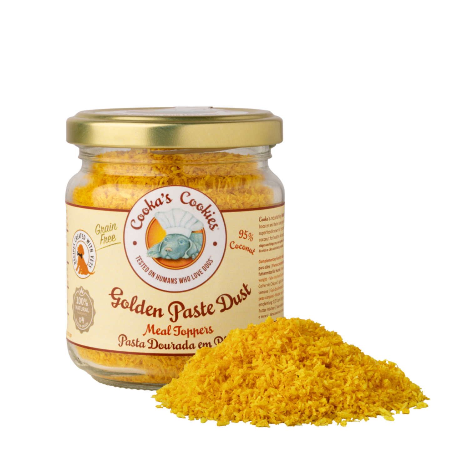 Cooka's Cookies - Topping Pasta Dourada 65g