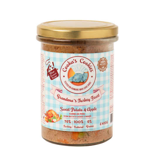 Cooka's Cookies - comida natural com carne de peru 400g