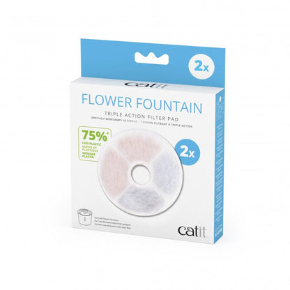 Filtro Fontes Catit Flower 3L - Tripla Ação