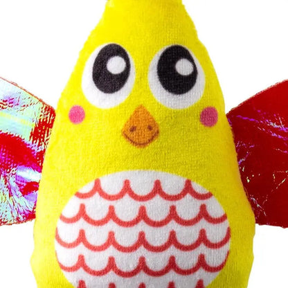 Kong Scrattles Chicken - duas galinhas de brincar com catnip para gato