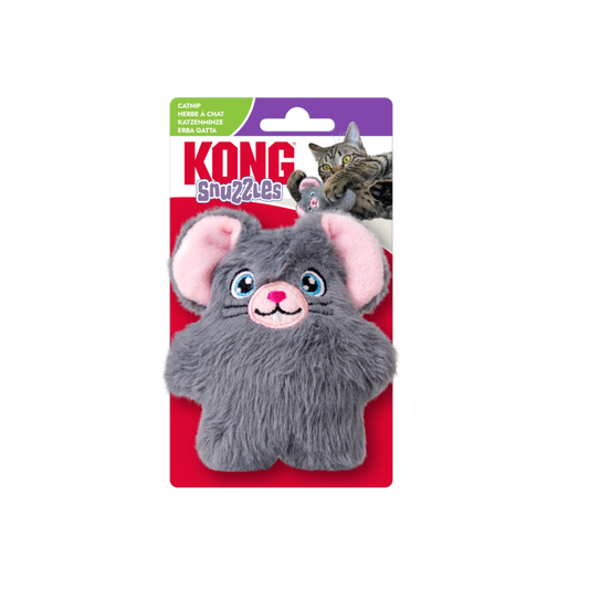 Kong Cat Snuzzles Mouse - rato de peluche com catnip para gatos