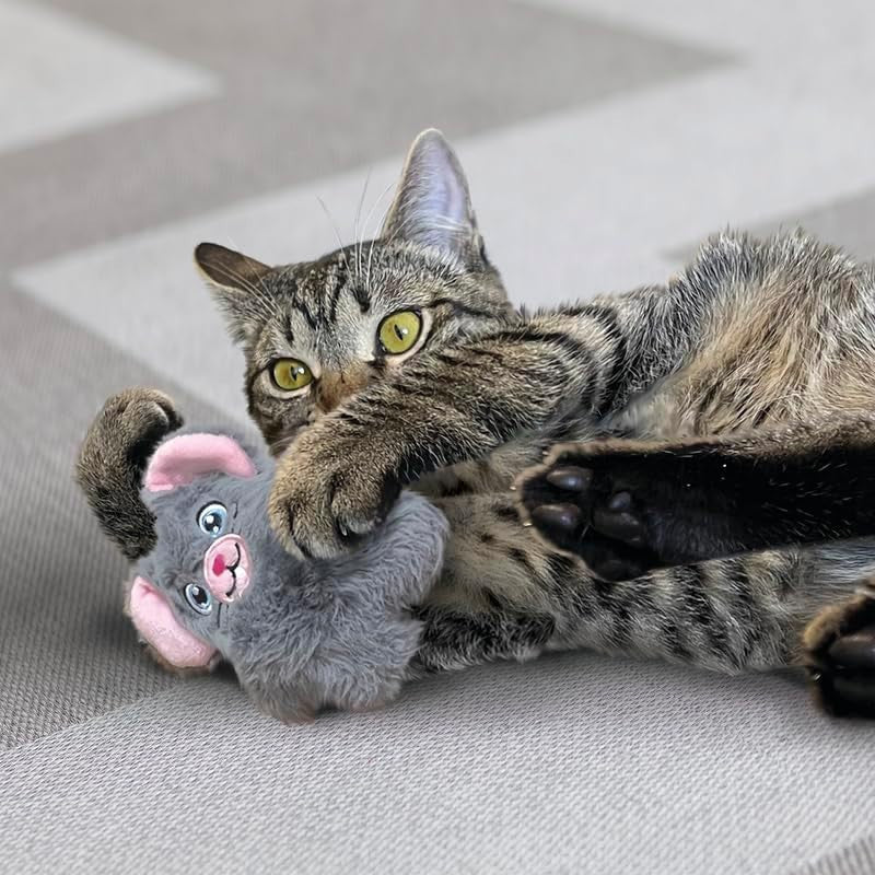 Kong Cat Snuzzles Mouse - rato de peluche com catnip para gatos