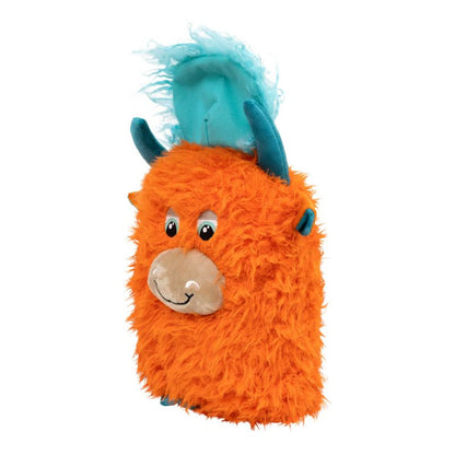 Kong Comfort Highland Cow XL- vaca de peluche tamanho gigante para cães