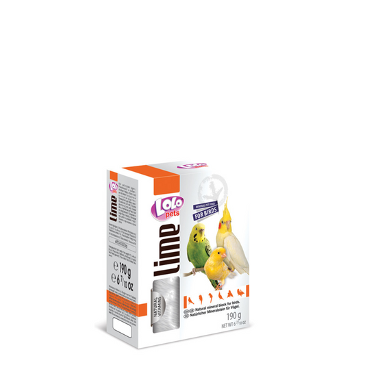 LoloPets - Bloco Mineral com casca de ostra para aves 40g