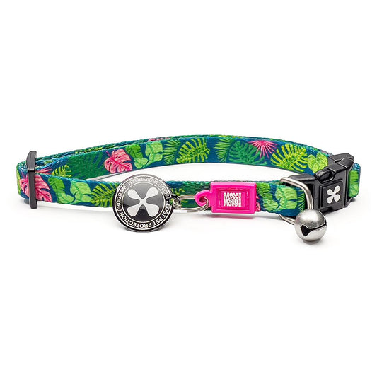 Coleira Gato com ID Tag Max&Molly - Tropical