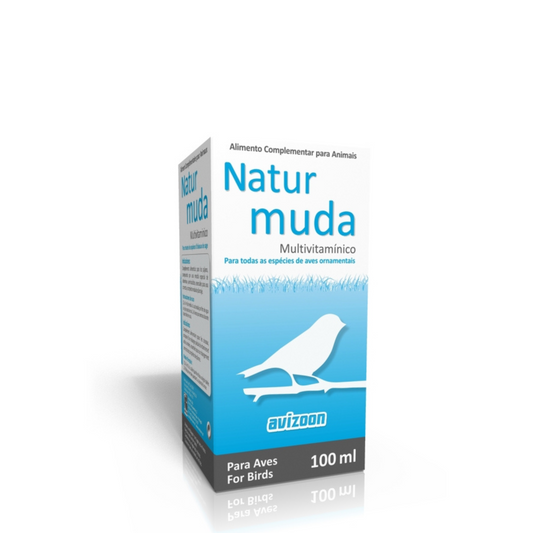 Avizoon Natur Muda 30ml - suplemento para a muda da pena
