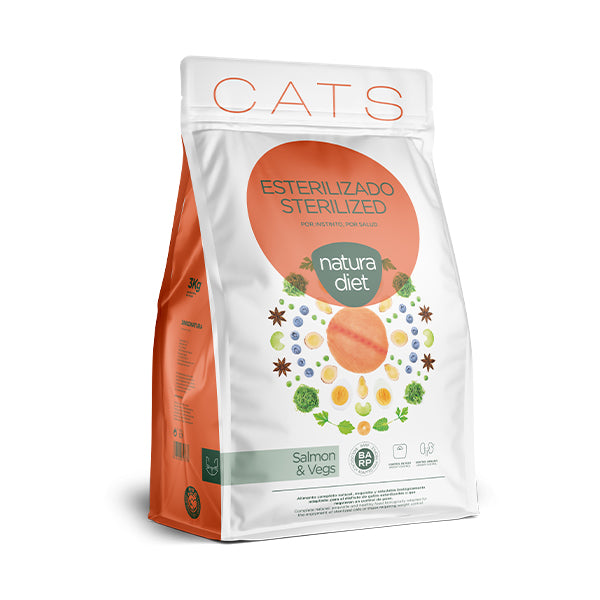 Natura Diet Gato Esterilizado - Salmão