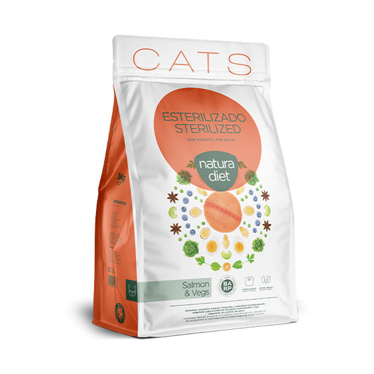 Natura Diet Gato Esterilizado - Salmão