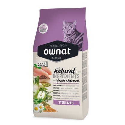 Ownat Classic Gato Esterilizado - Frango