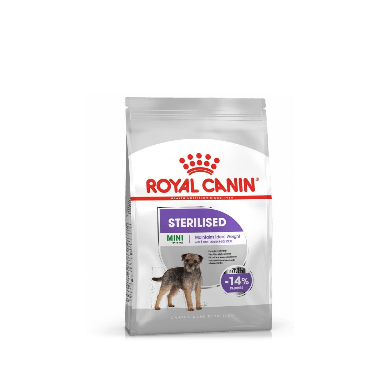 Royal Canin Sterilised Mini Adult - Ração para cão esterilizado de porte pequeno 8kg