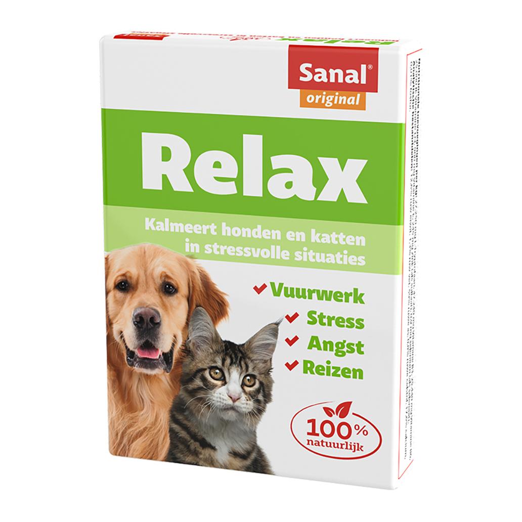 Sanal Relax - comprimidos anti-stress para cães e gatos