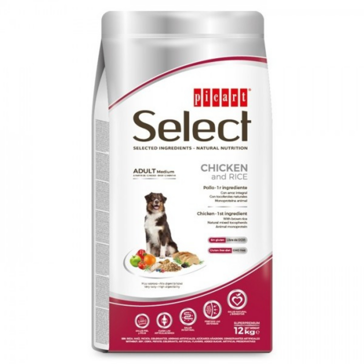 Select Adulto Medium Frango 12kg