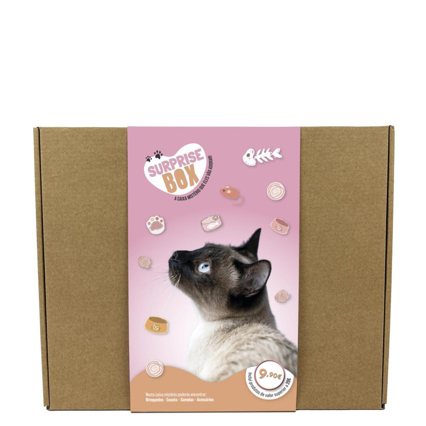 Surprise Box - Caixa Surpresa para Gatos