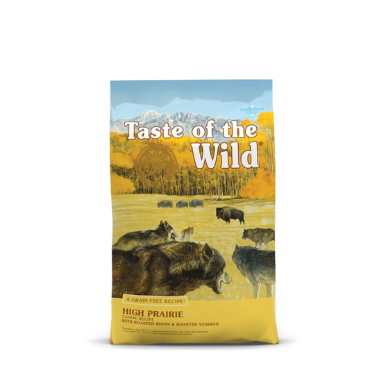 Taste of the Wild Cão High Prairie - Ração para cão adulto - Búfalo e veado assados 12.2kg