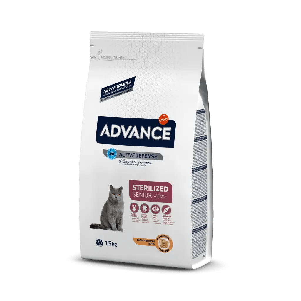 Advance Gato Senior Esterilizado Frango 1.5kg